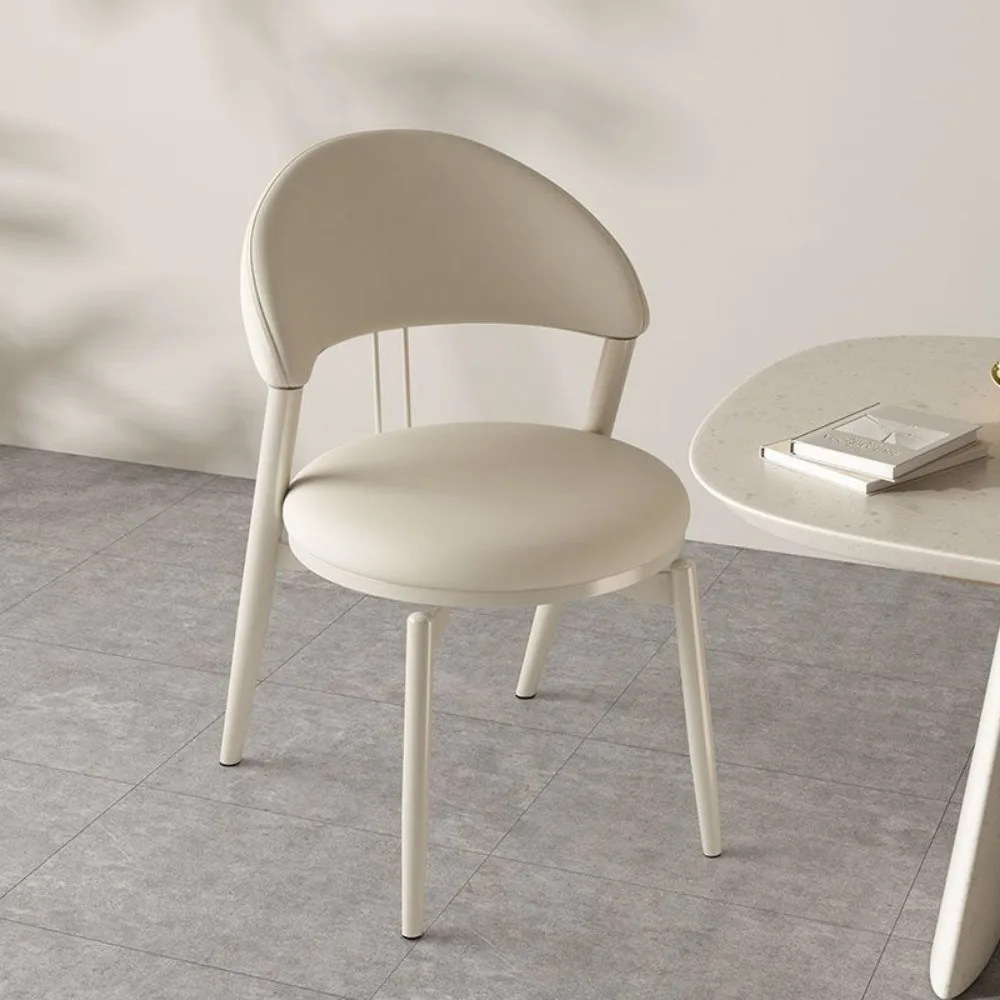 French cream style dining chair, light luxury, high-end white Internet celebrity home dressing chair, modern and simple dining
French cream style dining chair, light luxury, high-end white Internet celebrity home dressing chair, modern and simple dining