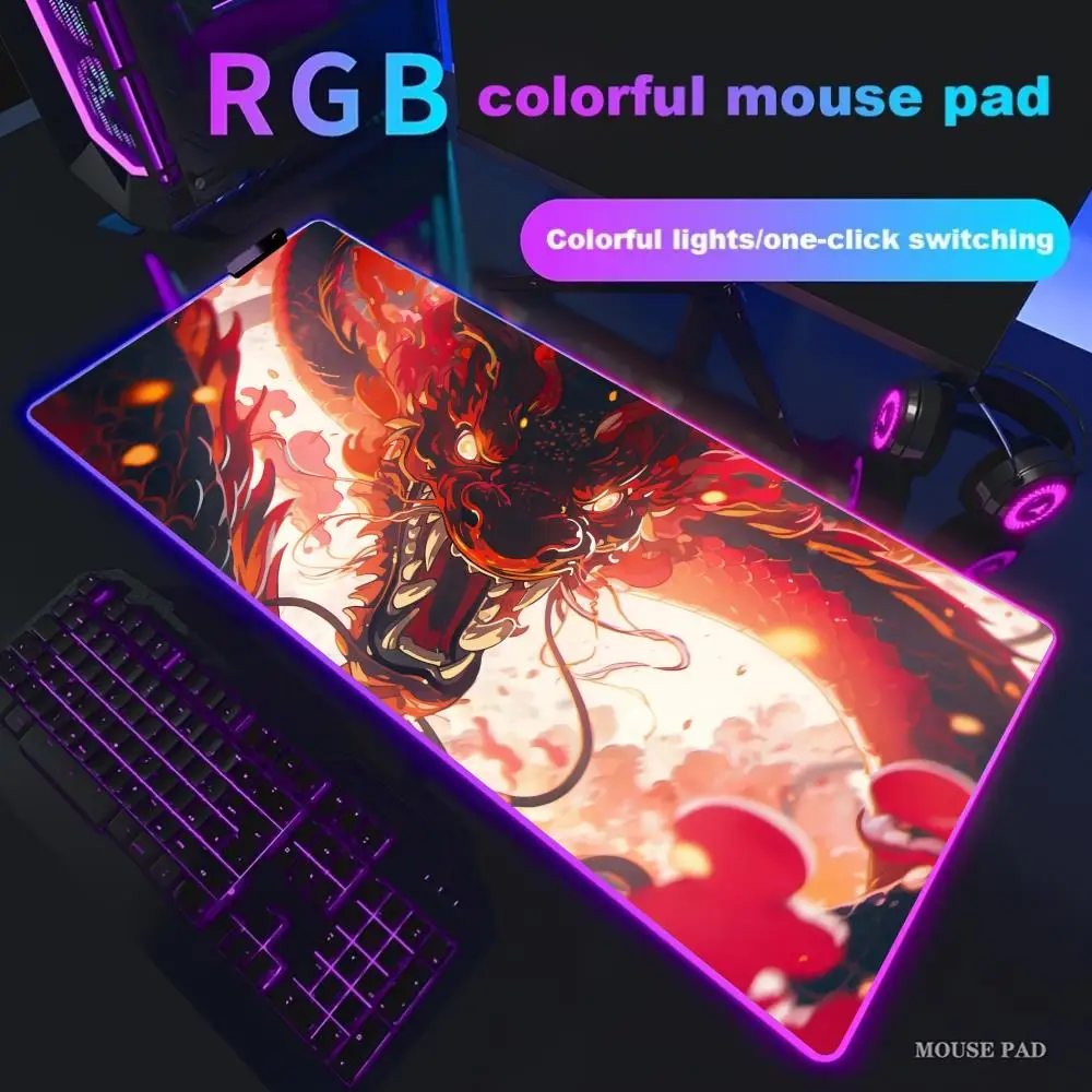 Коврик для мыши Cool Red Dragon XXL RGB игровой коврик для мыши Аксессуары для геймеров Большой светодиодный светильник Коврики для мыши ПК Компьютерный настольный коврик с подсветкой
Коврик для мыши Cool Red Dragon XXL RGB игровой коврик для мыши Аксессуары для геймеров Большой светодиодный светильник Коврики для мыши ПК Компьютерный настольный коврик с подсветкой