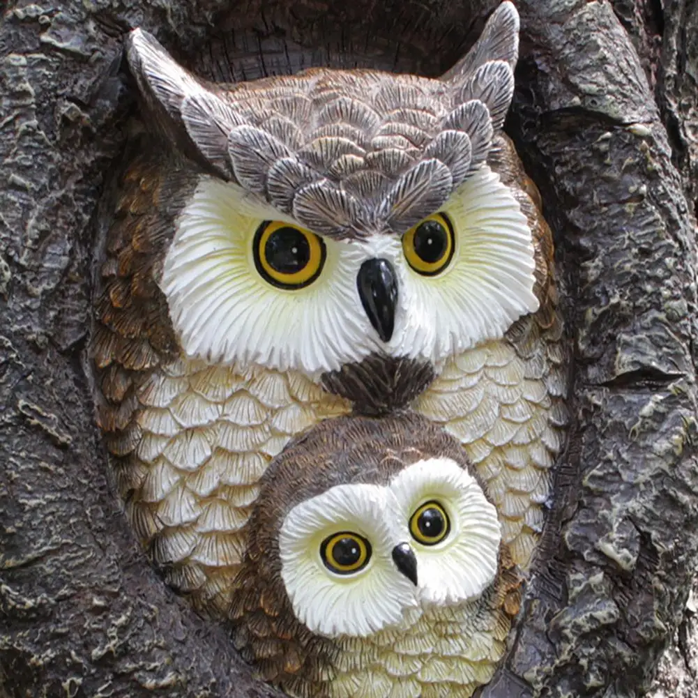 Owl Tree Hugger Garden Statue Realistic Looking Waterproof Non-Fading Outdoor Yard Resin Statue Ornament
Owl Tree Hugger Garden Statue Realistic Looking Waterproof Non-Fading Outdoor Yard Resin Statue Ornament