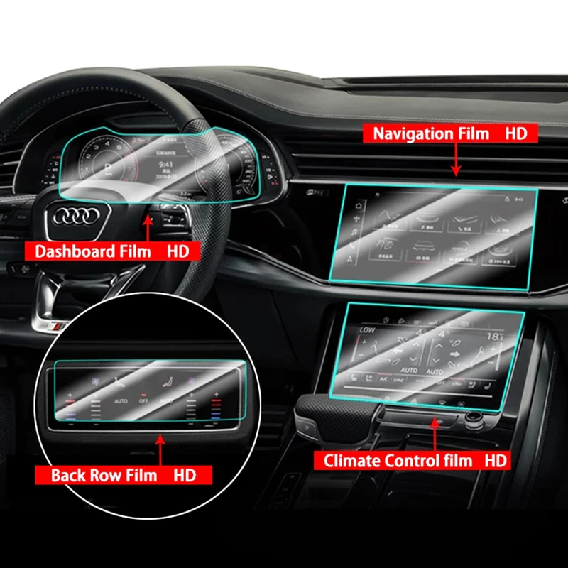 For Audi Q7 Q8 2020 2021 2022 Car Navigation Screen Dashboard Screen Auto Interior Accessories Tempered Glass Protective Film
For Audi Q7 Q8 2020 2021 2022 Car Navigation Screen Dashboard Screen Auto Interior Accessories Tempered Glass Protective Film
