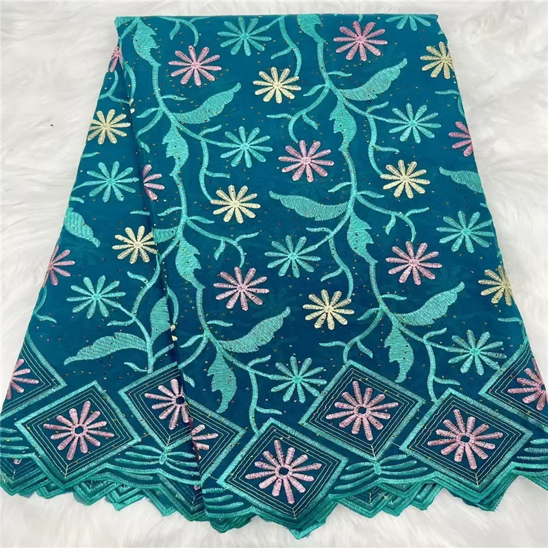 5-ярдовая высококачественная швейцарская кружевная ткань, сухая кружевная вышивка, африканская 100% хлопчатобумажная ткань, швейцарская вуаль, кружево в Дубае, 30L393003 
5-ярдовая высококачественная швейцарская кружевная ткань, сухая кружевная вышивка, африканская 100% хлопчатобумажная ткань, швейцарская вуаль, кружево в Дубае, 30L393003