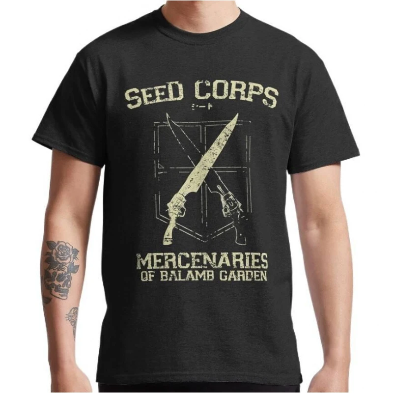 SeeD Corps Final Fantasy Gift t shirt for RPG gamer 100% cotton printed tee Men's Short Sleeve Graphic Clothes All size tops
SeeD Corps Final Fantasy Gift t shirt for RPG gamer 100% cotton printed tee Men's Short Sleeve Graphic Clothes All size tops