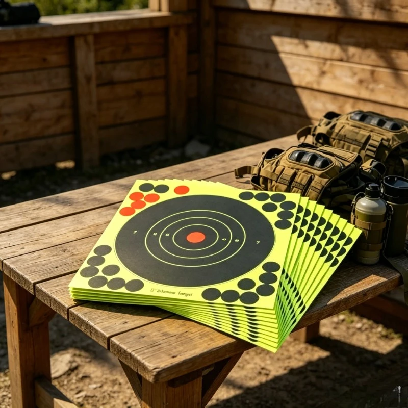 100pcs 8×8 Inch Archery Target Stickers, Reactive Self Adhesive Paper, Outdoor Splash Shooting Training Targets
100pcs 8×8 Inch Archery Target Stickers, Reactive Self Adhesive Paper, Outdoor Splash Shooting Training Targets
