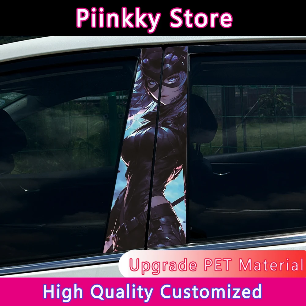 Gothic stlye Cool Anime Cat and Girl waterproof Auto B Pillar Car Stickers Decal Auto Center Column Decoration Cover Scratches
Gothic stlye Cool Anime Cat and Girl waterproof Auto B Pillar Car Stickers Decal Auto Center Column Decoration Cover Scratches
