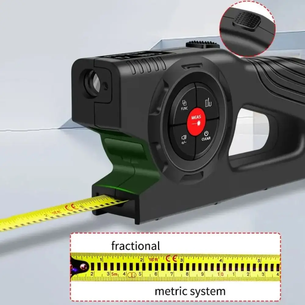 3-in-1 Laser Tape Measure Rechargeable High Precision Laser Rangefinder Professional Retractable Electric Measuring Tool
3-in-1 Laser Tape Measure Rechargeable High Precision Laser Rangefinder Professional Retractable Electric Measuring Tool