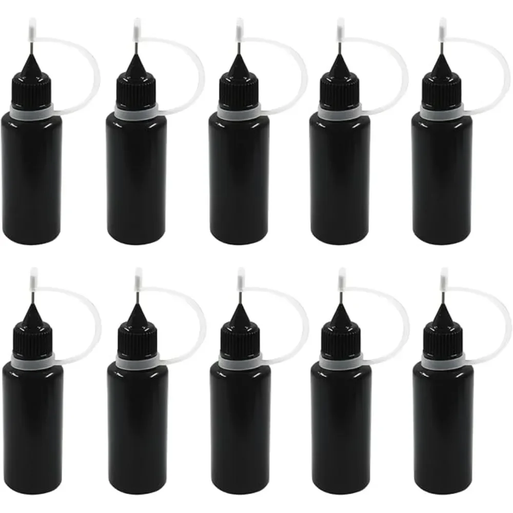 50PCS Black Light-proof Needle Squeeze Bottle Paint Nail Point Dropper Vials Refillable Containers for Paints Nail Art Adhesives
50PCS Black Light-proof Needle Squeeze Bottle Paint Nail Point Dropper Vials Refillable Containers for Paints Nail Art Adhesives