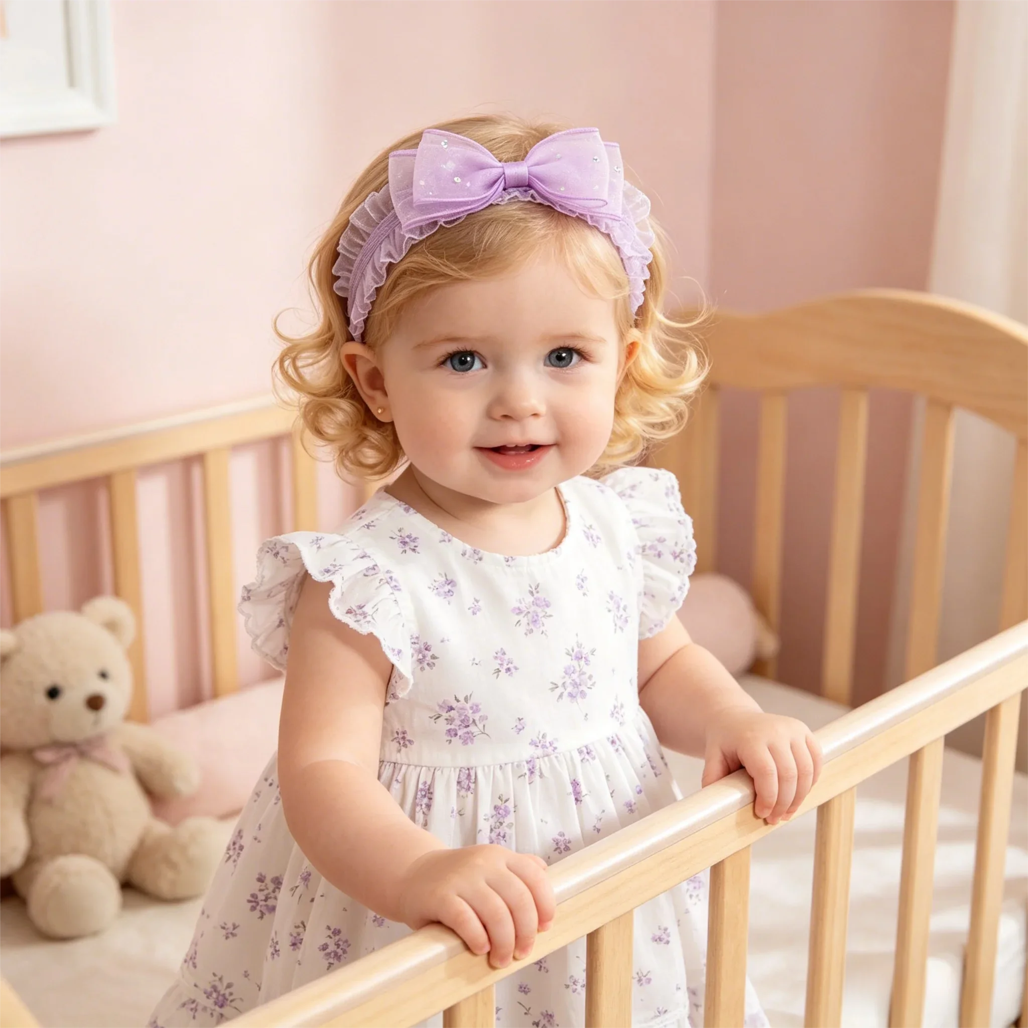 Mesh Bows Baby Headband Princess Bowknot Hair Bands Elastic Infant Turban Kids Headwear Newborn Hair Accessories for Girls
Mesh Bows Baby Headband Princess Bowknot Hair Bands Elastic Infant Turban Kids Headwear Newborn Hair Accessories for Girls