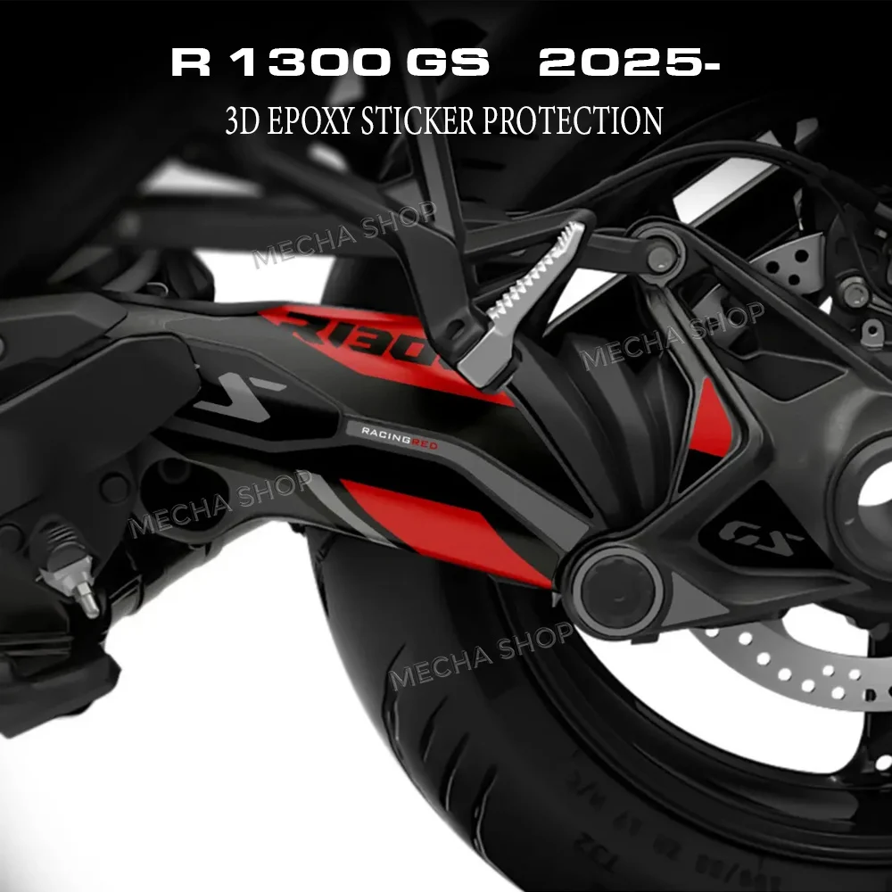 R1300 Accessories Motorcycle 3D Epoxy Resin Sticker Swingarm Protection Kit for R1300GS 2023-2026
R1300 Accessories Motorcycle 3D Epoxy Resin Sticker Swingarm Protection Kit for R1300GS 2023-2026
