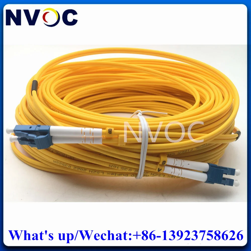 5Pcs LC-LCPC DX 25M Fiber Optical Patch Cord,LC/ST/FC/SCUPC 9/125 G652D Single Mode Yellow 2.0mm 3.0mm Duplex Cable Connector
5Pcs LC-LCPC DX 25M Fiber Optical Patch Cord,LC/ST/FC/SCUPC 9/125 G652D Single Mode Yellow 2.0mm 3.0mm Duplex Cable Connector