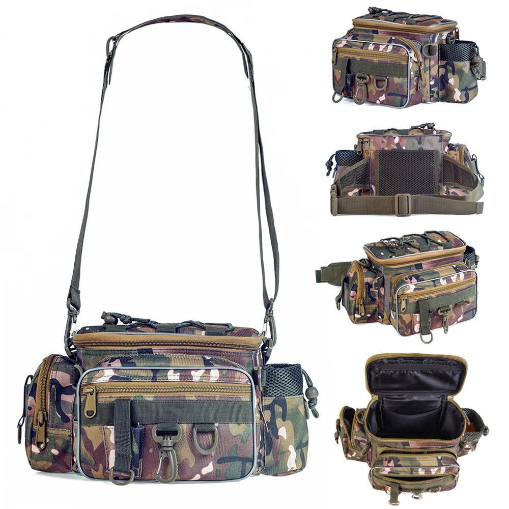 Portable Fishing Tackle Bag Outdoor Single Shoulder Fishing Waist Fanny Pack Bag Fishing Lures Tackle Utility Storage Bag
Portable Fishing Tackle Bag Outdoor Single Shoulder Fishing Waist Fanny Pack Bag Fishing Lures Tackle Utility Storage Bag