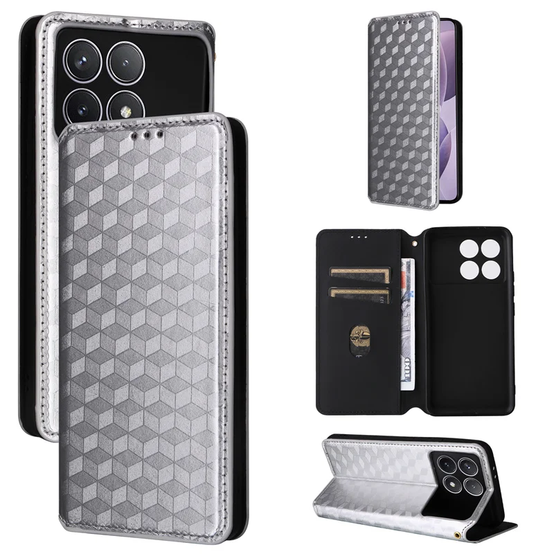 For Xiaomi Poco F6 Pro stereoscopic lines flip wallet skin PU case purse for Redmi K70 Redmi K70 Pro 5G Magnetic Phone Cover
For Xiaomi Poco F6 Pro stereoscopic lines flip wallet skin PU case purse for Redmi K70 Redmi K70 Pro 5G Magnetic Phone Cover