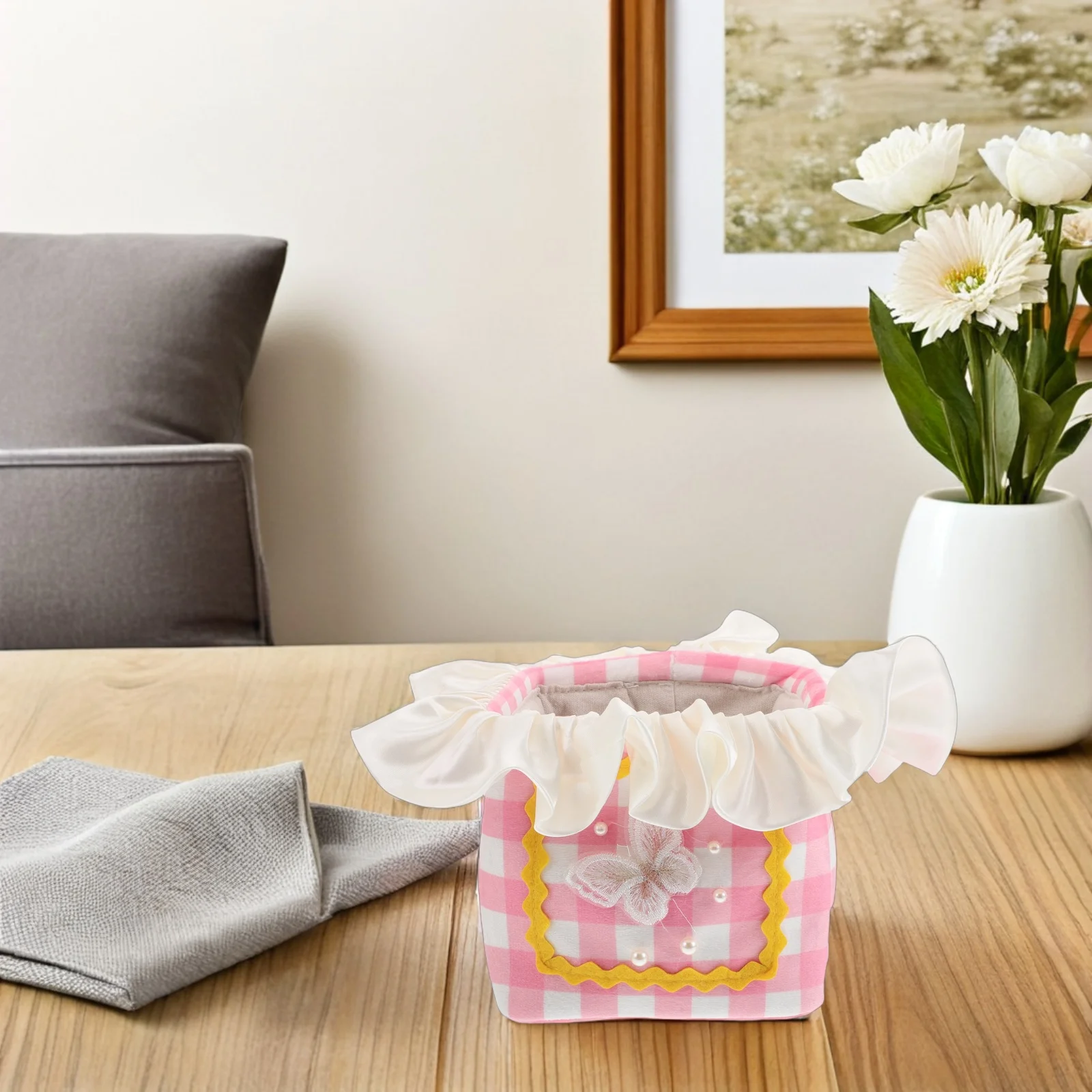 Cute Desktop Storage Small Bedroom Living Room Tidy Grid Pattern Stackable Lightweight Toy Basket Bedroom ganizer Desktop
Cute Desktop Storage Small Bedroom Living Room Tidy Grid Pattern Stackable Lightweight Toy Basket Bedroom ganizer Desktop