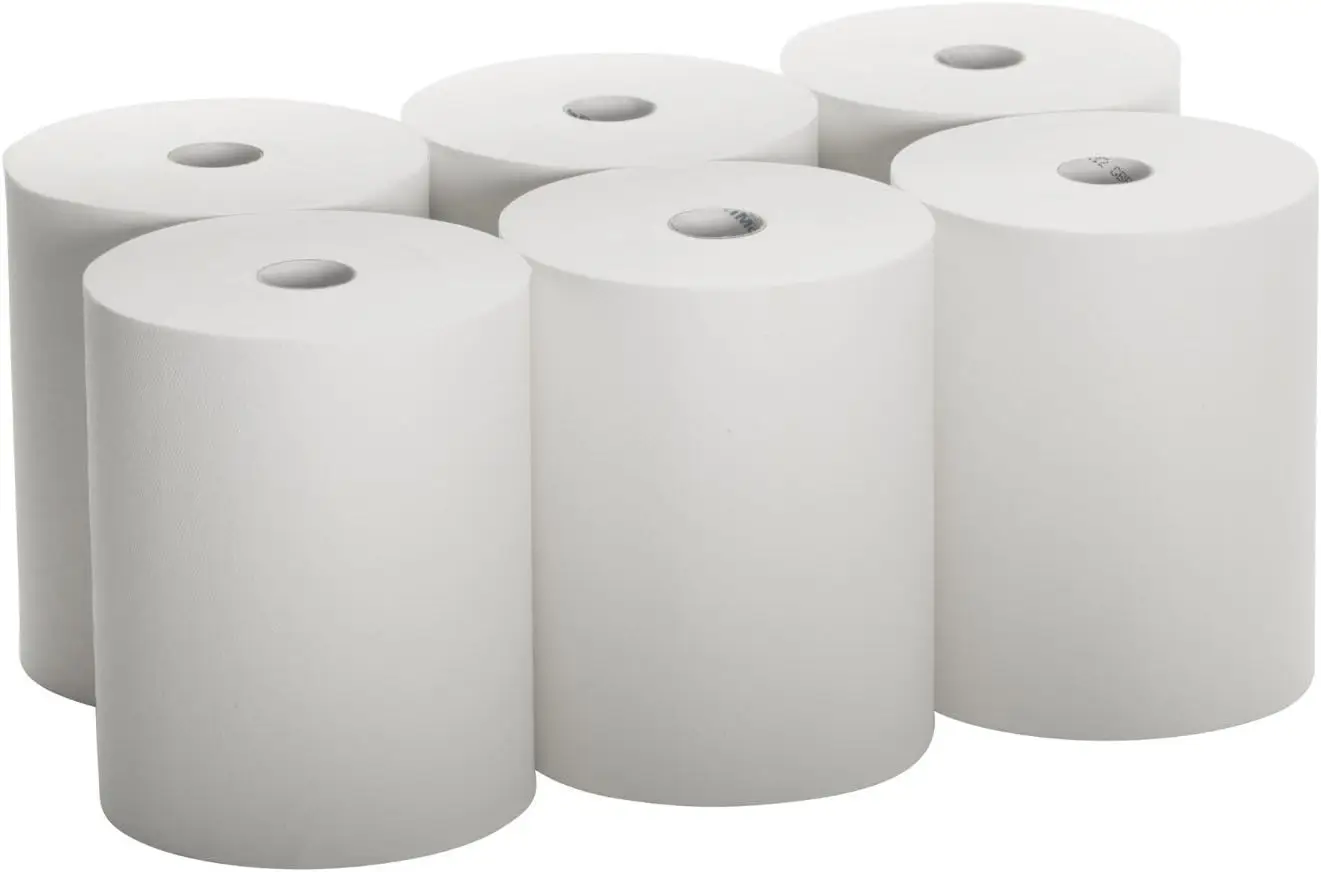High Capacity Paper Towels, 10"x800' Roll, White, 6 Rolls for Dispenser
High Capacity Paper Towels, 10"x800' Roll, White, 6 Rolls for Dispenser