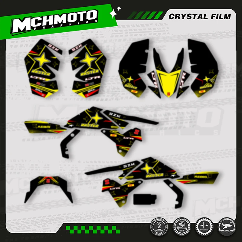 MCHMFG MOTOR For SUZUKI LTR450 450R Full Set Motorcycle Graphics Decals Stickers Kits 001
MCHMFG MOTOR For SUZUKI LTR450 450R Full Set Motorcycle Graphics Decals Stickers Kits 001