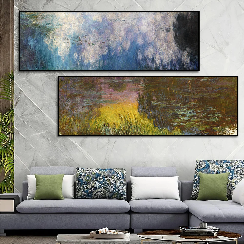 Famous Water Lilies Clouds Setting Sun Abstract Scenery Poster Claude Monet Wall Art Canvas Painting Print Room Decor Cuadros
Famous Water Lilies Clouds Setting Sun Abstract Scenery Poster Claude Monet Wall Art Canvas Painting Print Room Decor Cuadros