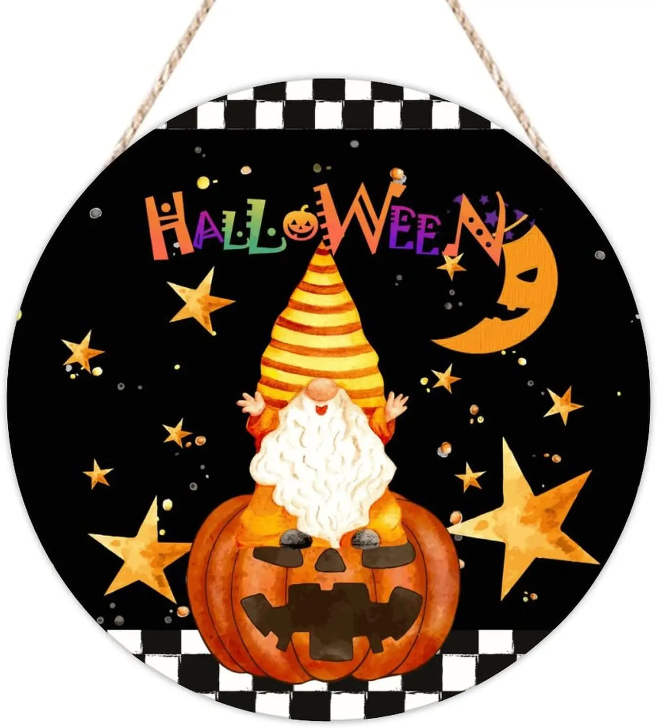 Welcome Sign Front for Door Halloween Pumpkin Gnome Wood Sign Moon Star Wood Plaques Scary 12in Hanging Wooden Sign
Welcome Sign Front for Door Halloween Pumpkin Gnome Wood Sign Moon Star Wood Plaques Scary 12in Hanging Wooden Sign