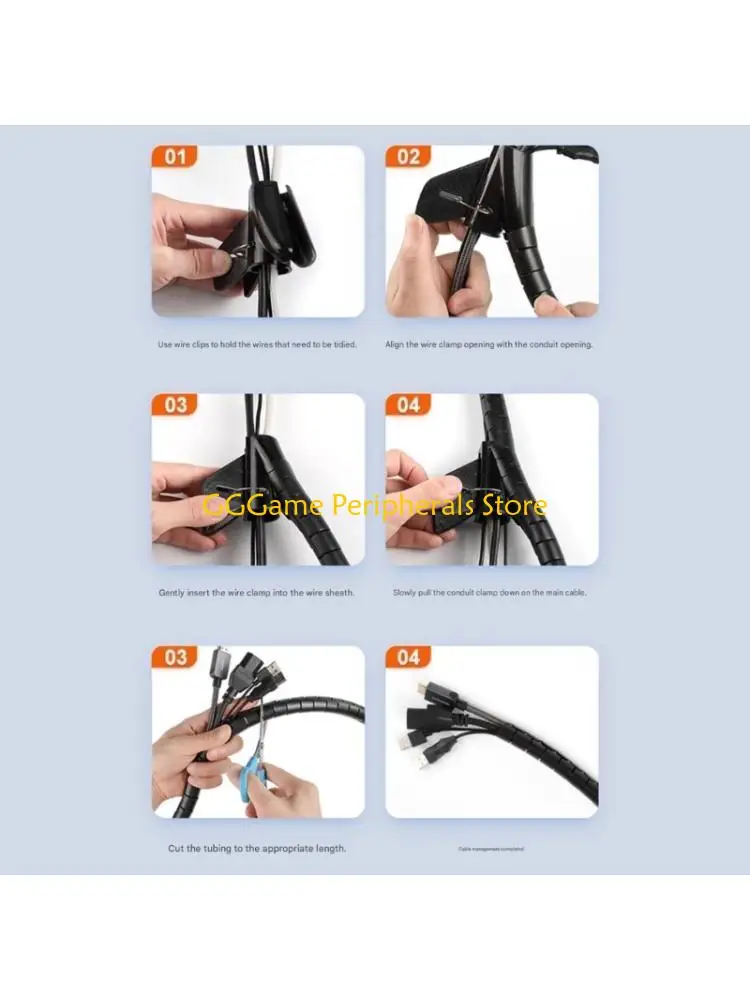 U55B Flexible Cable Keeper To Prevent Messy Wire In Work Place Or Gaming Setups
U55B Flexible Cable Keeper To Prevent Messy Wire In Work Place Or Gaming Setups