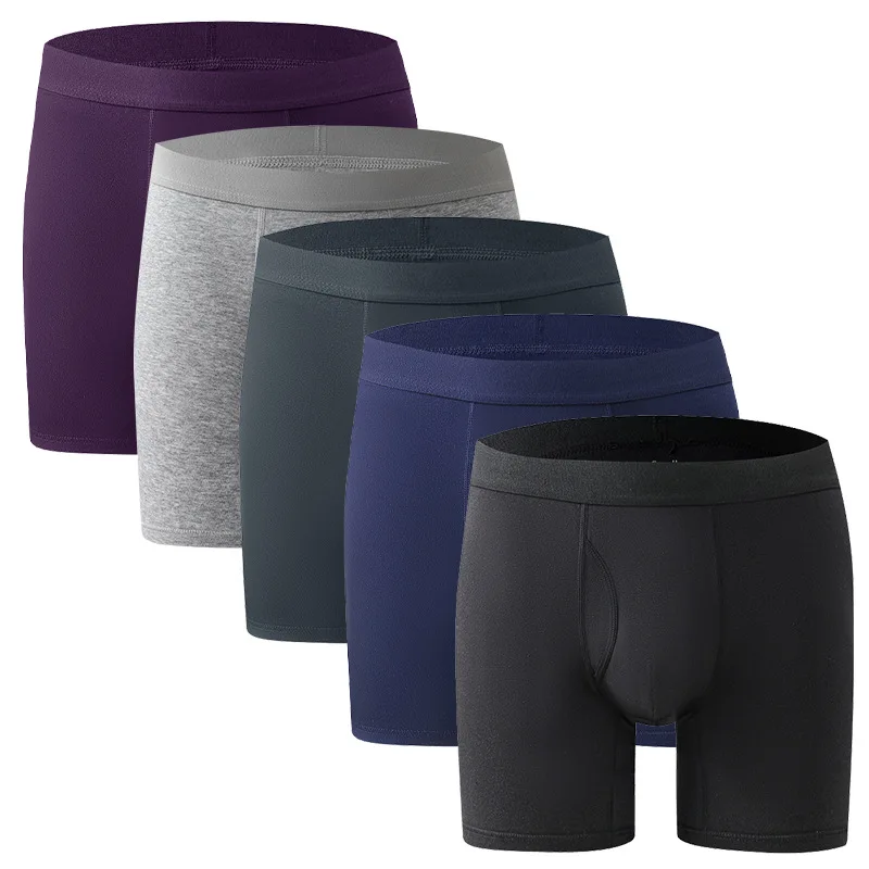 European and American extended men's mid-rise cotton breathable sports boxers
European and American extended men's mid-rise cotton breathable sports boxers