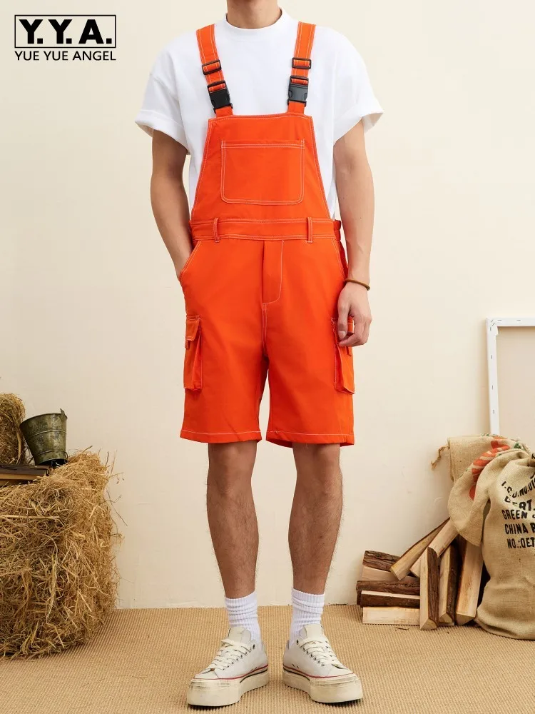 Summer Mens Casual Knee Length Shorts Multi Pockets Straps Overalls Slim Fit Comfortable Suspenders Cargo Shorts Male Streetwear
Summer Mens Casual Knee Length Shorts Multi Pockets Straps Overalls Slim Fit Comfortable Suspenders Cargo Shorts Male Streetwear