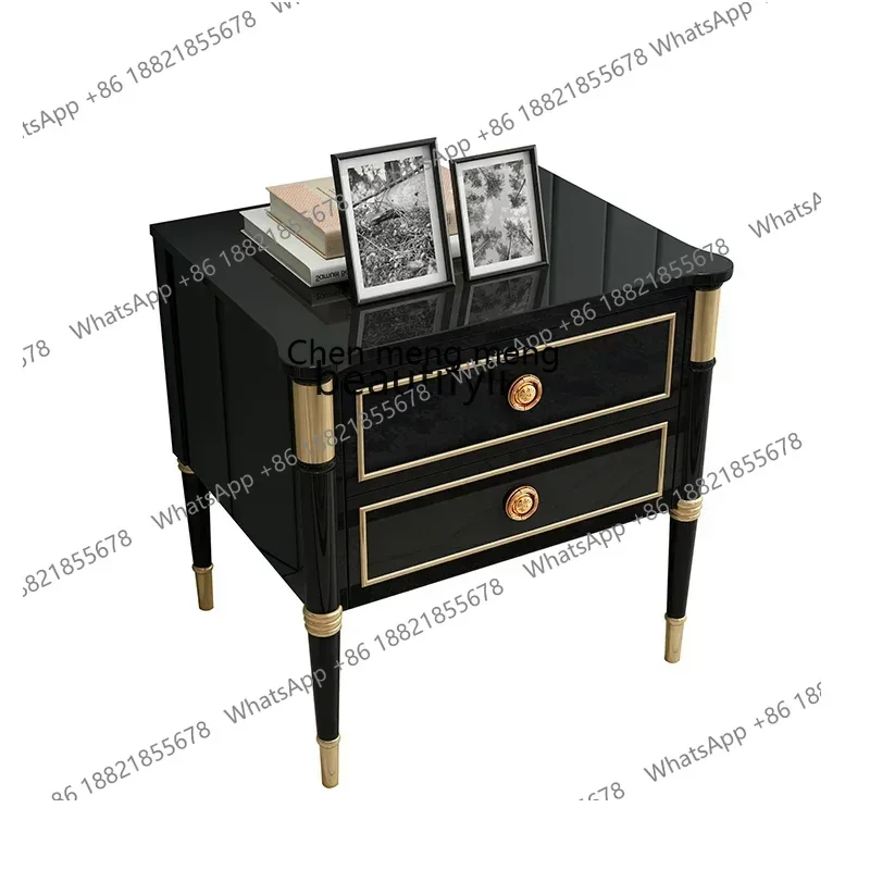 32Light luxury American bedside table Solid wood locker Bedroom storage Bedside cabinet
32Light luxury American bedside table Solid wood locker Bedroom storage Bedside cabinet