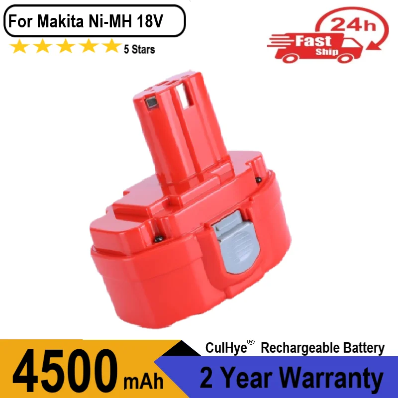 18V 4500mAh Rechargeable Power tool Battery For Makita PA18 1822 1823 1834 1835 192827-3 192829-9 193159-1 193140-2 193102-0
18V 4500mAh Rechargeable Power tool Battery For Makita PA18 1822 1823 1834 1835 192827-3 192829-9 193159-1 193140-2 193102-0