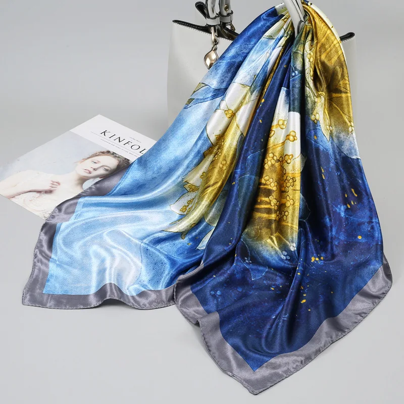 Small Silk Scarf for Women, Large Square Scarf, Gauze Scarf for Spring, Autumn, and Winter, Paired with a Shirt, for Middle-Aged Mothers, Square 90×90 Thin Scarf
Small Silk Scarf for Women, Large Square Scarf, Gauze Scarf for Spring, Autumn, and Winter, Paired with a Shirt, for Middle-Aged Mothers, Square 90×90 Thin Scarf