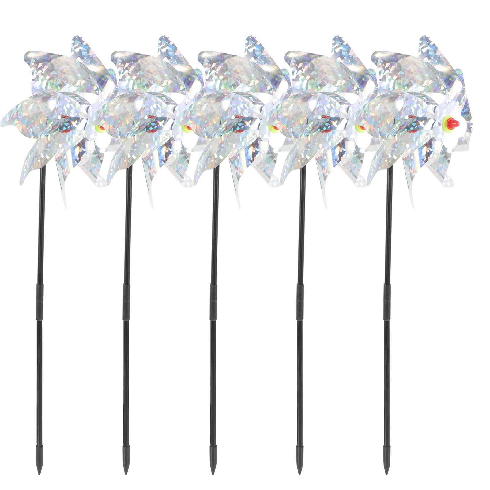 5pcs Pinwheel Garden Windmill Decor Bird Windmill Reflective Garden Lawn Decor Anti Bird Prop Plastic 8 Corner
5pcs Pinwheel Garden Windmill Decor Bird Windmill Reflective Garden Lawn Decor Anti Bird Prop Plastic 8 Corner