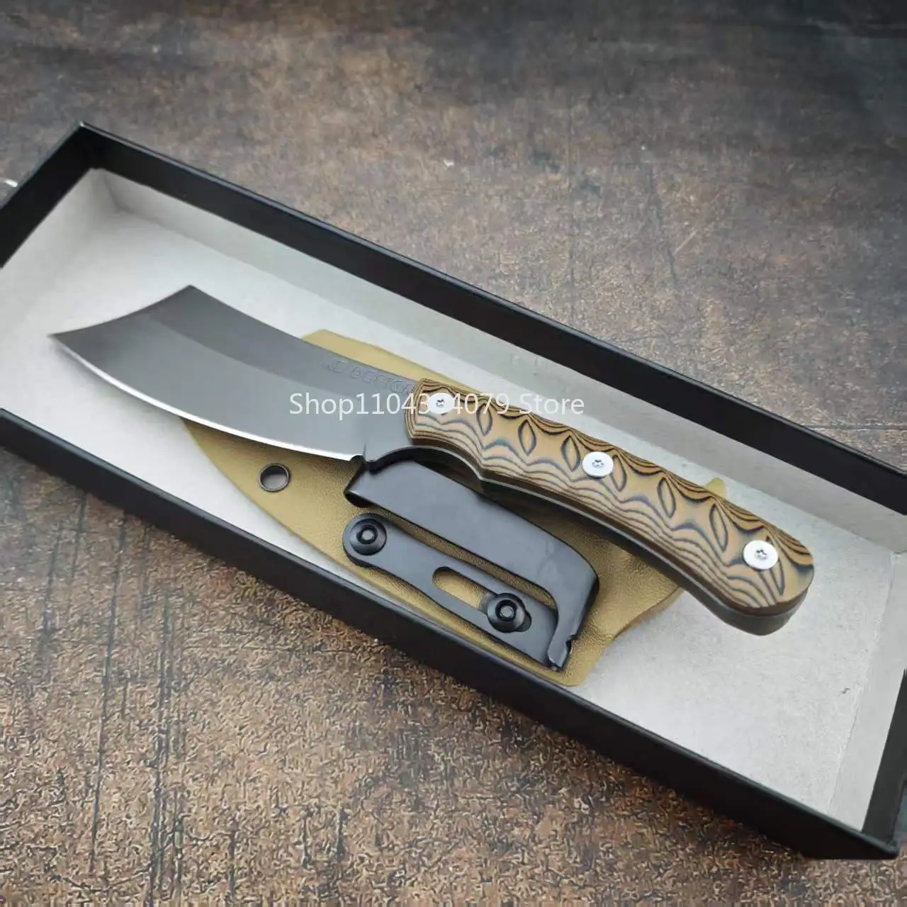 Durable Outdoor Activities EDC Knife 8Cr13MoV Blade Adventure Multifunctional Knives Brown G10 Handle Exploration Fixed Blade
Durable Outdoor Activities EDC Knife 8Cr13MoV Blade Adventure Multifunctional Knives Brown G10 Handle Exploration Fixed Blade