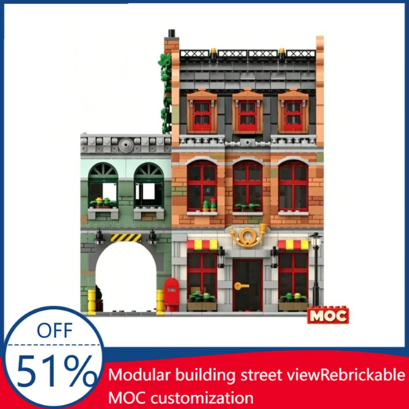 3088PCS MOC Post Office Modular City Building European Style Architecture Model Building Blocks Educational Toy Halloween Gift
3088PCS MOC Post Office Modular City Building European Style Architecture Model Building Blocks Educational Toy Halloween Gift