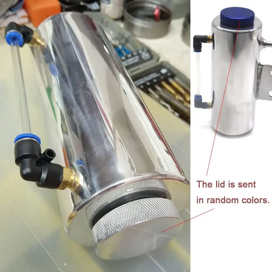 Universal Radiator Coolant Aluminum Polished Catch Tank Overflow Reservoir (0.5L)
Universal Radiator Coolant Aluminum Polished Catch Tank Overflow Reservoir (0.5L)