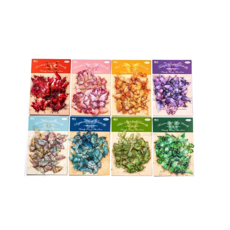 40Pcs Sticker Crystal Assorted Butterfly Color Package Decoration Material Fantasy Handbook School Supplies Scrapbook 16*10CM
40Pcs Sticker Crystal Assorted Butterfly Color Package Decoration Material Fantasy Handbook School Supplies Scrapbook 16*10CM
