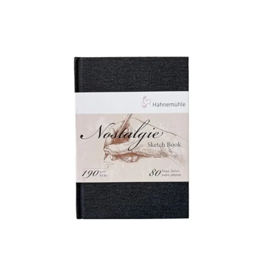 Hahnemuhle Nostalgie Sketch Book Portrait 5.8X4.1 inches 190gsm 40 sheets/80 Pages
Hahnemuhle Nostalgie Sketch Book Portrait 5.8X4.1 inches 190gsm 40 sheets/80 Pages