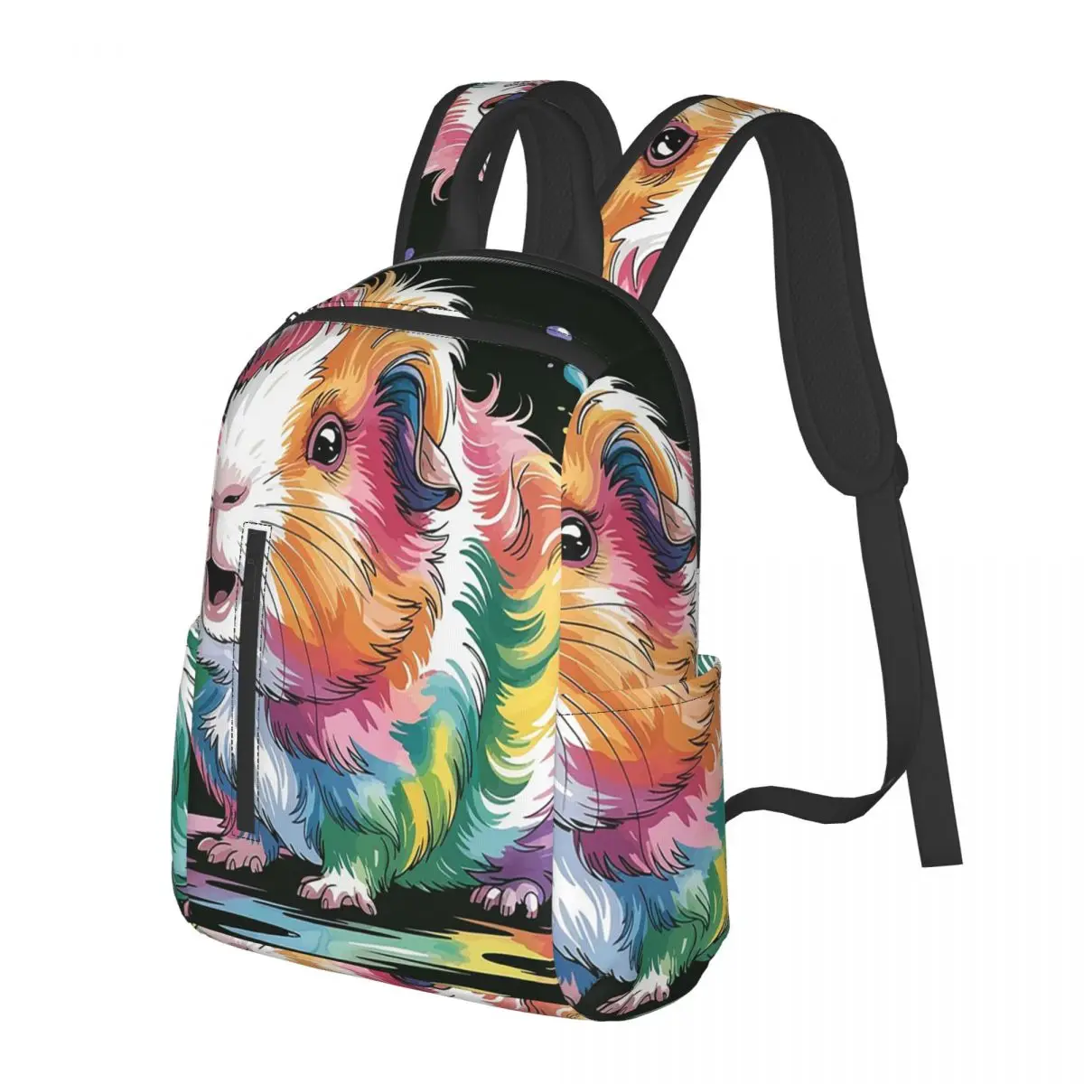 Colorful Rainbow Guinea Pig Student Backpack School Bag Hiking Travel Daypack for Boys Girls Bookbag Shoulder Bags
Colorful Rainbow Guinea Pig Student Backpack School Bag Hiking Travel Daypack for Boys Girls Bookbag Shoulder Bags