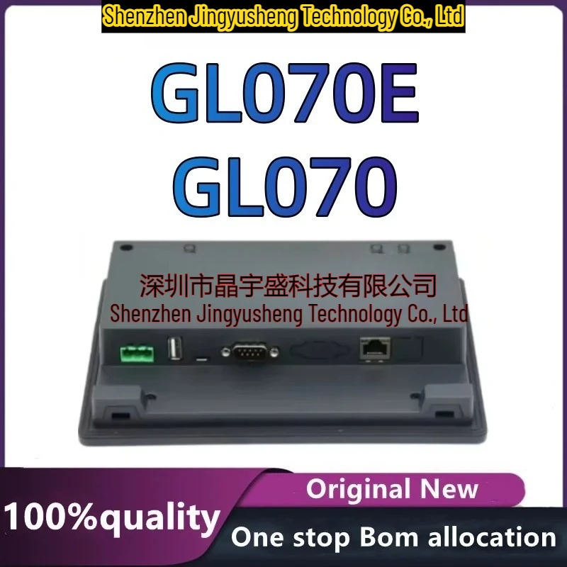 New Original GL070 GL070E HMI Touch Screen 7 Inch 800x480 Ethernet 1 USB Host Human Machine Interface Upgrade MT4434TE MT4434T
New Original GL070 GL070E HMI Touch Screen 7 Inch 800x480 Ethernet 1 USB Host Human Machine Interface Upgrade MT4434TE MT4434T