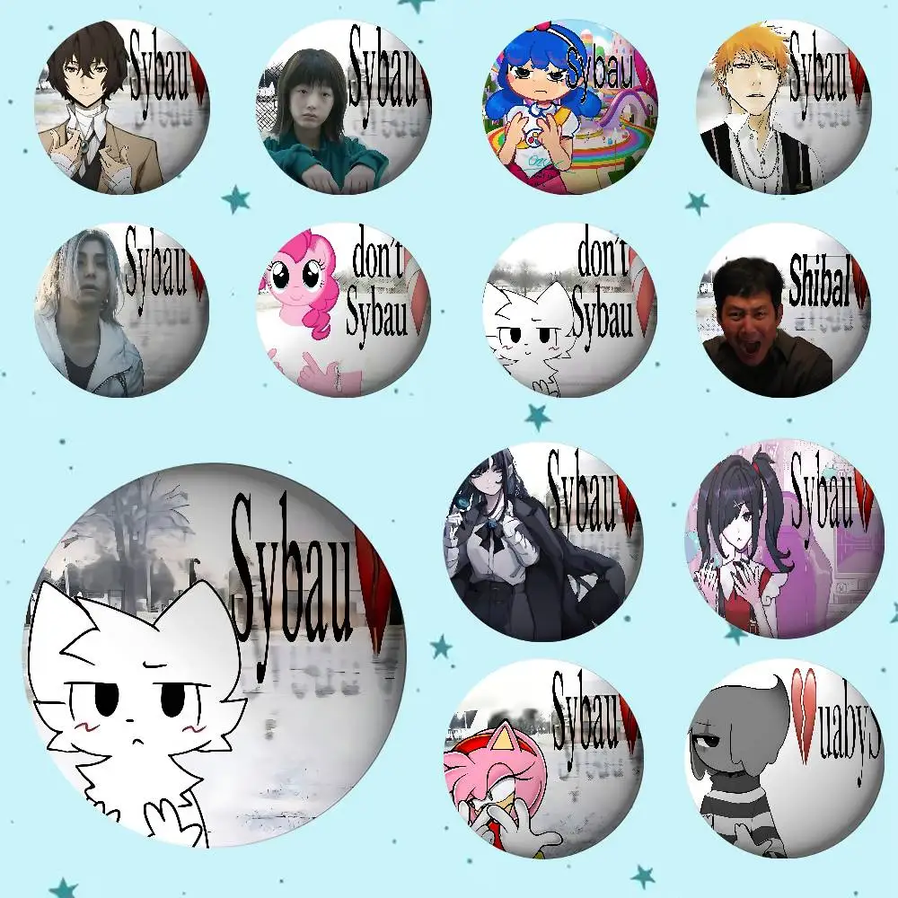 Kawaii Sybau Meme Badges Cartoon Lapel Pins Breastpin Badge Fans' Trinkets Presents People Backpack Adornments Jewelry Bits
Kawaii Sybau Meme Badges Cartoon Lapel Pins Breastpin Badge Fans' Trinkets Presents People Backpack Adornments Jewelry Bits