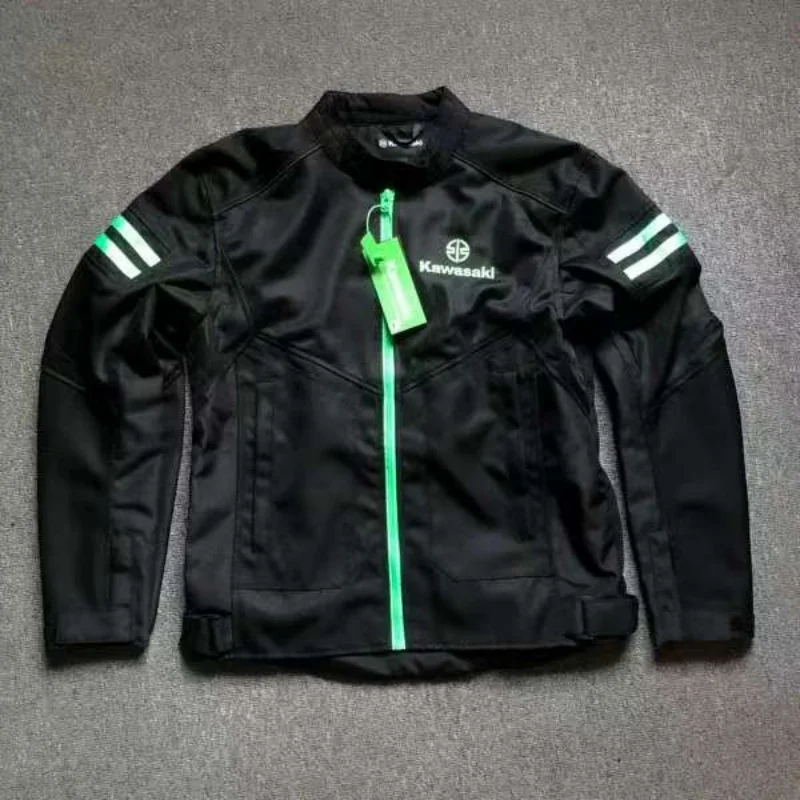 New Kawasaki Off-Road Motorcycle Riding Suit Racing Jacket with Mesh Breathable and Anti-Fall Summer Riding
New Kawasaki Off-Road Motorcycle Riding Suit Racing Jacket with Mesh Breathable and Anti-Fall Summer Riding