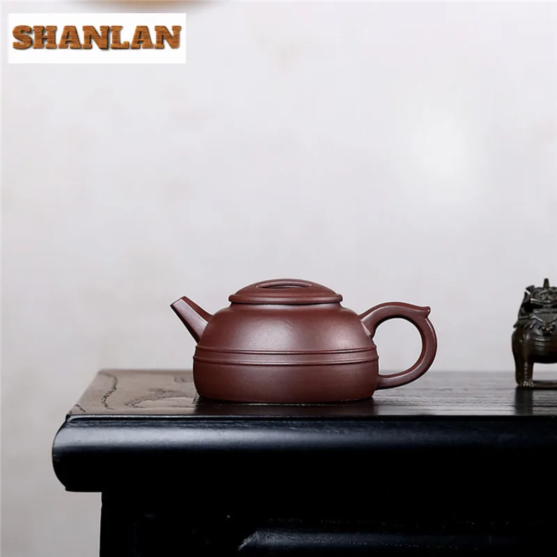 160ml Handmade Yixing Purple Clay Teapots Handmade Coil Pot Raw Ore Purple Mud Kettle With Strainer Zisha Tea Set Collection Cha
160ml Handmade Yixing Purple Clay Teapots Handmade Coil Pot Raw Ore Purple Mud Kettle With Strainer Zisha Tea Set Collection Cha
