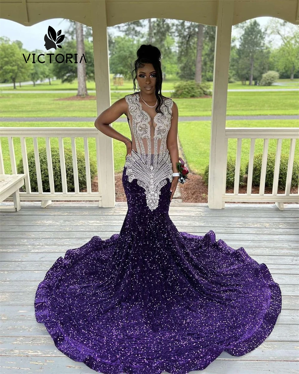 Junior Purple Velvet Sequin Silver Rhinestones Prom Dress Black Girl Luxury Evening Dress Wed Party Gown African Customized
Junior Purple Velvet Sequin Silver Rhinestones Prom Dress Black Girl Luxury Evening Dress Wed Party Gown African Customized