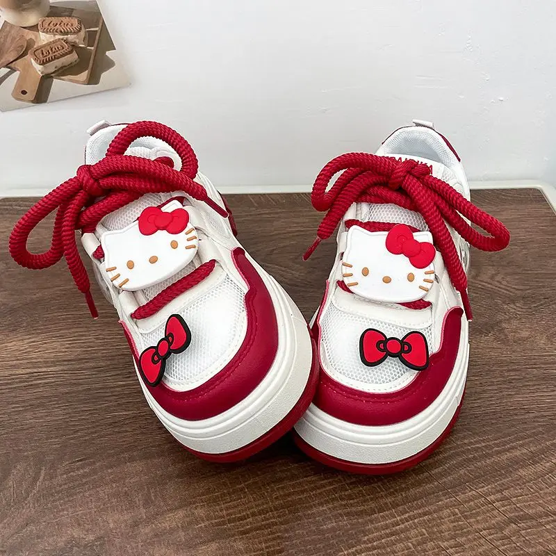 Sweet Hello Kitty Anime Kawaii Sanrio Fashion Board Shoes Summer Cute Cartoon Kt Cat Breathable Mesh Sports Casual Sneakers Gift
Sweet Hello Kitty Anime Kawaii Sanrio Fashion Board Shoes Summer Cute Cartoon Kt Cat Breathable Mesh Sports Casual Sneakers Gift