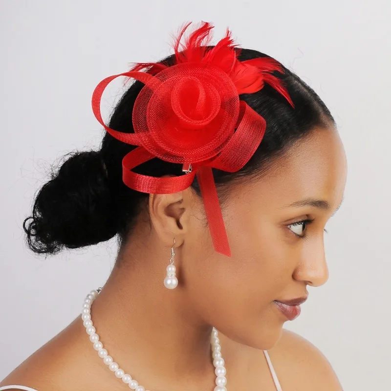 Vintage Feather Fascinator Hat for Women Elegant 50s Headwear Wedding Tea Party Derby Tiny Hats
Vintage Feather Fascinator Hat for Women Elegant 50s Headwear Wedding Tea Party Derby Tiny Hats