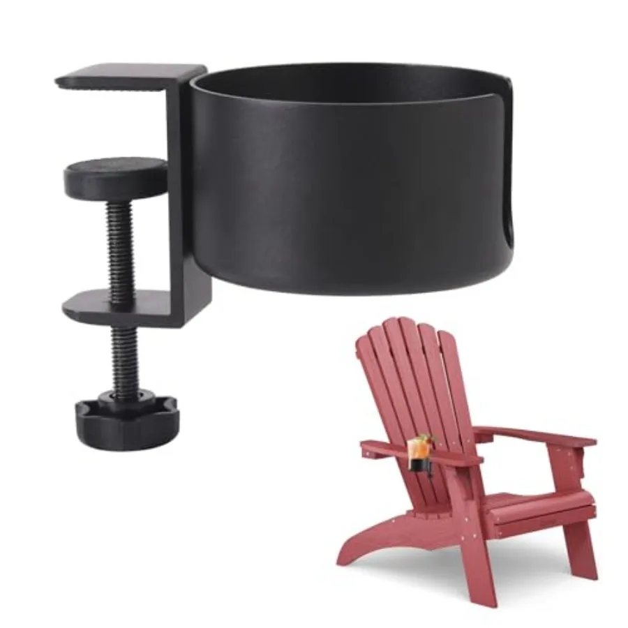 Sturdy and Durable Chair Cup Holder Compatible with Adirondack, Easy to Install Chair Cup Holder Attachment, Anti-Spill and Ant
Sturdy and Durable Chair Cup Holder Compatible with Adirondack, Easy to Install Chair Cup Holder Attachment, Anti-Spill and Ant
