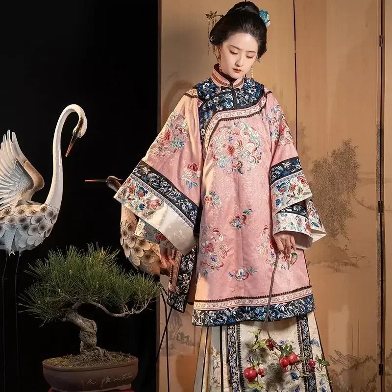 Vintage Heavy Industry Antique Clothes Women Qing Dynasty Flower Printed Loose Long Sleeve Dress
Vintage Heavy Industry Antique Clothes Women Qing Dynasty Flower Printed Loose Long Sleeve Dress