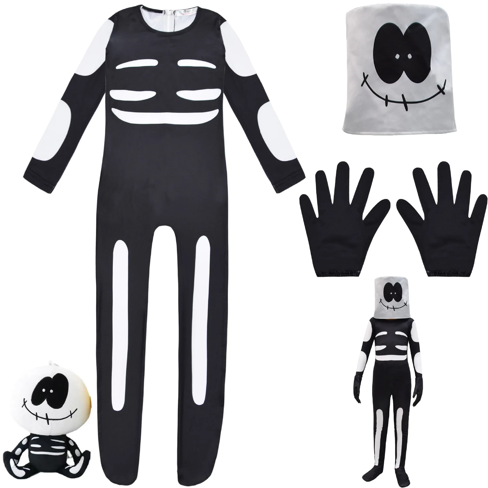 Friday Night Funkin Spooky Month Skid Pump Cosplay Costume Kids Boys Halloween Party Jumpsuit Mask Skeleton Skull Suit
Friday Night Funkin Spooky Month Skid Pump Cosplay Costume Kids Boys Halloween Party Jumpsuit Mask Skeleton Skull Suit