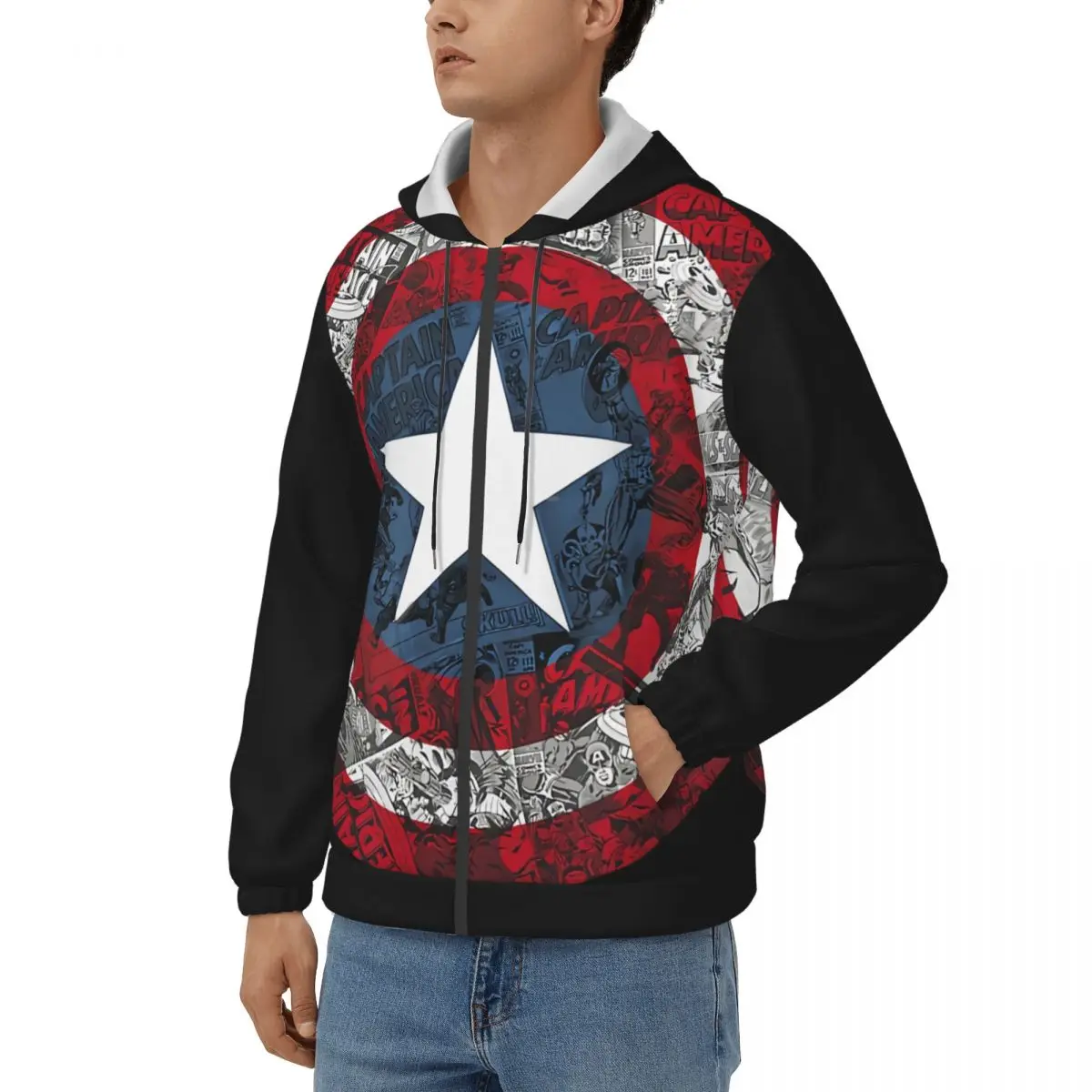 CA Shield Comic Essential Men Hoodie Disney Captain America Film Vintage Hoodies Gift Idea Tops
CA Shield Comic Essential Men Hoodie Disney Captain America Film Vintage Hoodies Gift Idea Tops