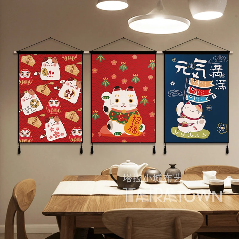 Japanese Tapestry Cartoon Art Cat Background Animal Restaurant Aesthetic Tapestry Wall Painting Home Decoration Tapestry
Japanese Tapestry Cartoon Art Cat Background Animal Restaurant Aesthetic Tapestry Wall Painting Home Decoration Tapestry