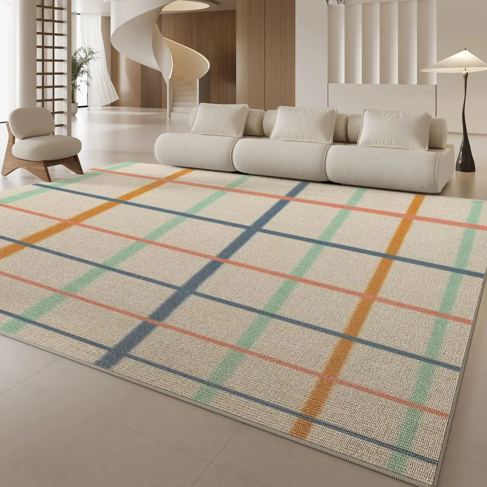 VIKAMA Modern Luxury Stripe Loop-pile Carpet Rug Extra Large Floor Mat Plush for Sofa Living Room Bedroom Cozy Style Home Decor
VIKAMA Modern Luxury Stripe Loop-pile Carpet Rug Extra Large Floor Mat Plush for Sofa Living Room Bedroom Cozy Style Home Decor