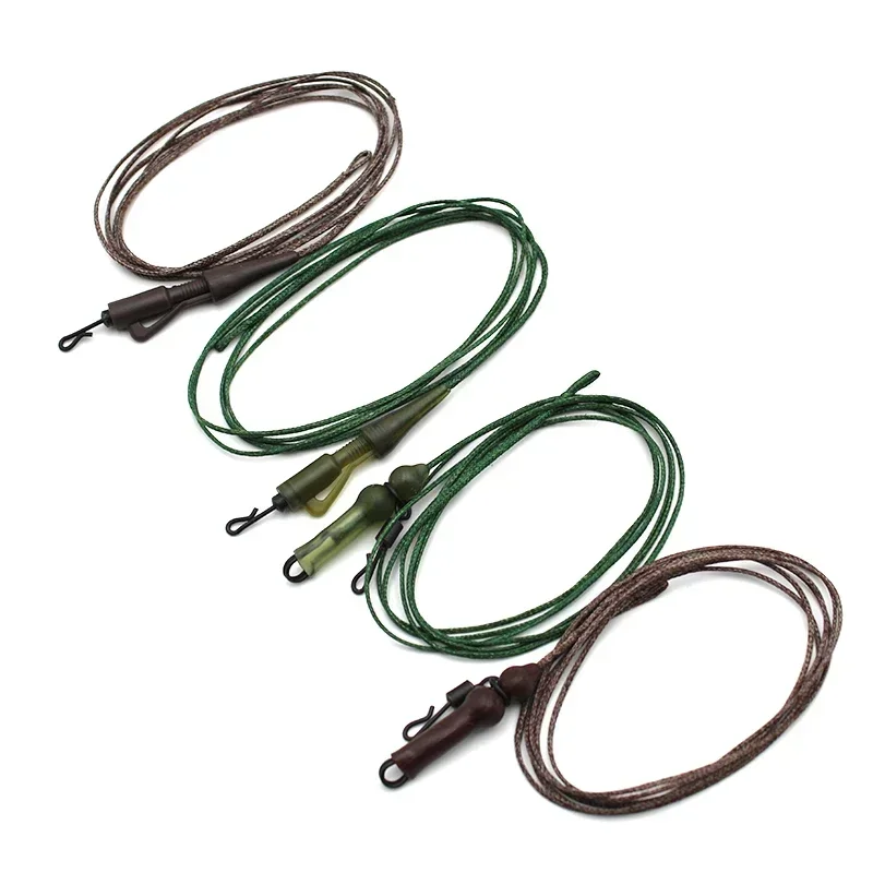 100cm/60lb 2pcs Carp Fishing Leadfree Leader Line Leader Leadcore Clip For Carp Fihsing Hair Chod Helicopter Rig Tackle
100cm/60lb 2pcs Carp Fishing Leadfree Leader Line Leader Leadcore Clip For Carp Fihsing Hair Chod Helicopter Rig Tackle