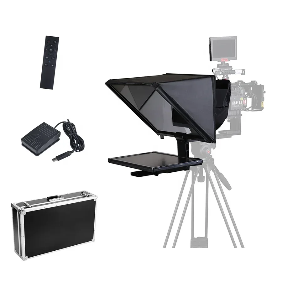X22 Autocue Prompter Manufacturer Supply 22 Inch Auto-mirror Broadcast Teleprompter for Studio Professional Teleprompter
X22 Autocue Prompter Manufacturer Supply 22 Inch Auto-mirror Broadcast Teleprompter for Studio Professional Teleprompter