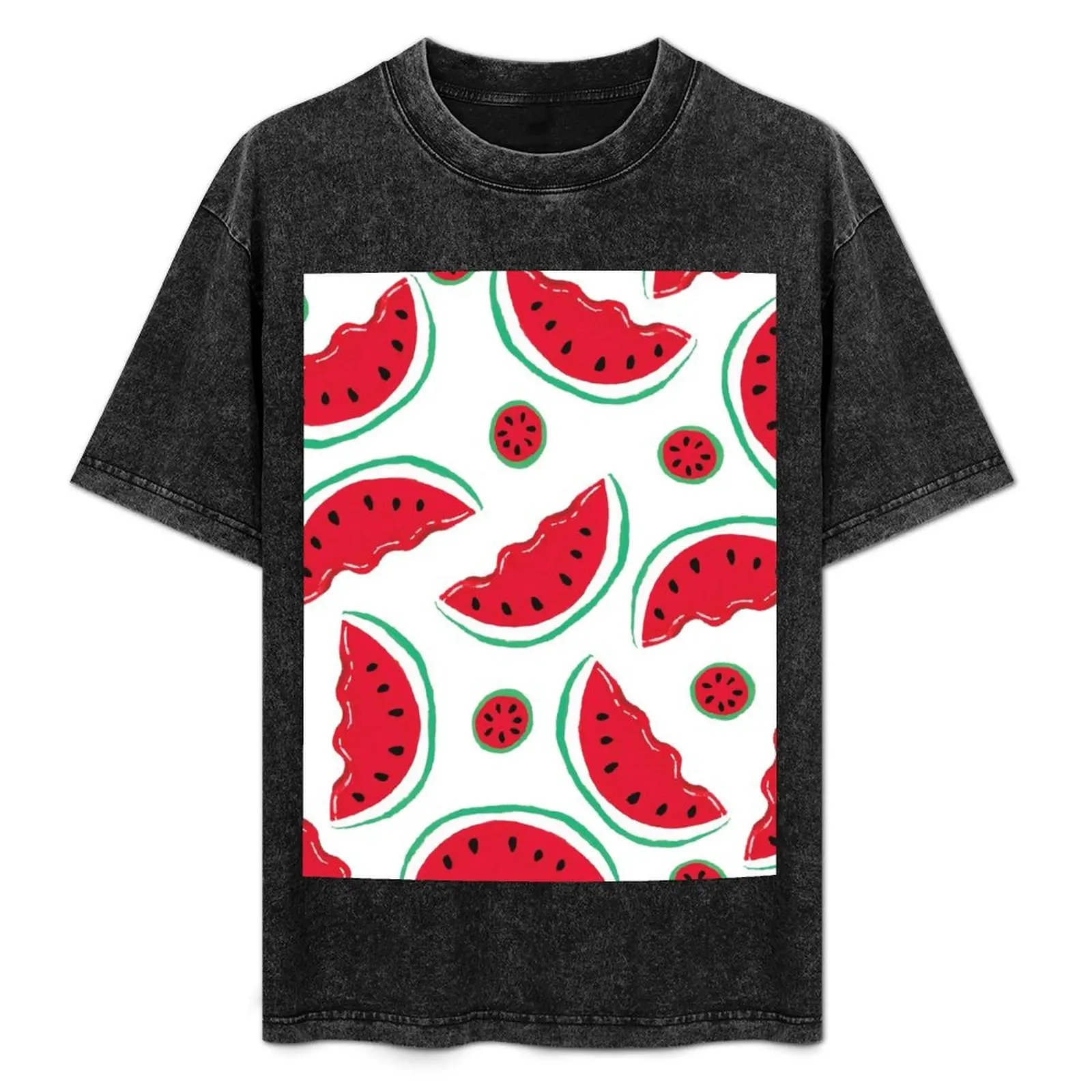 Fresh Summer watermelon T-Shirt Classic Crew Neck Cotton T-Shirt
Fresh Summer watermelon T-Shirt Classic Crew Neck Cotton T-Shirt