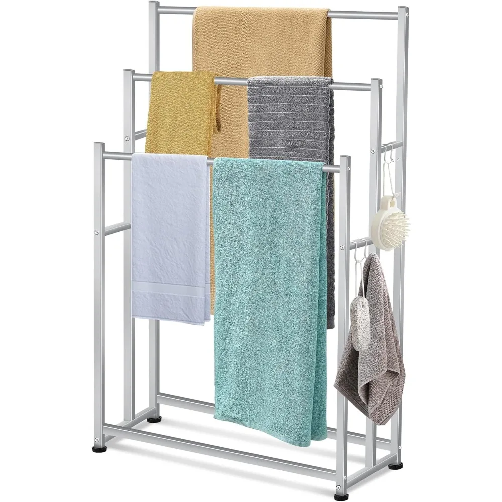 Extra Large 3 Tier Freestanding Towel Rack 48 Inch Outdoor Indoor Pool Bathroom Blanket Drying Stand
Extra Large 3 Tier Freestanding Towel Rack 48 Inch Outdoor Indoor Pool Bathroom Blanket Drying Stand